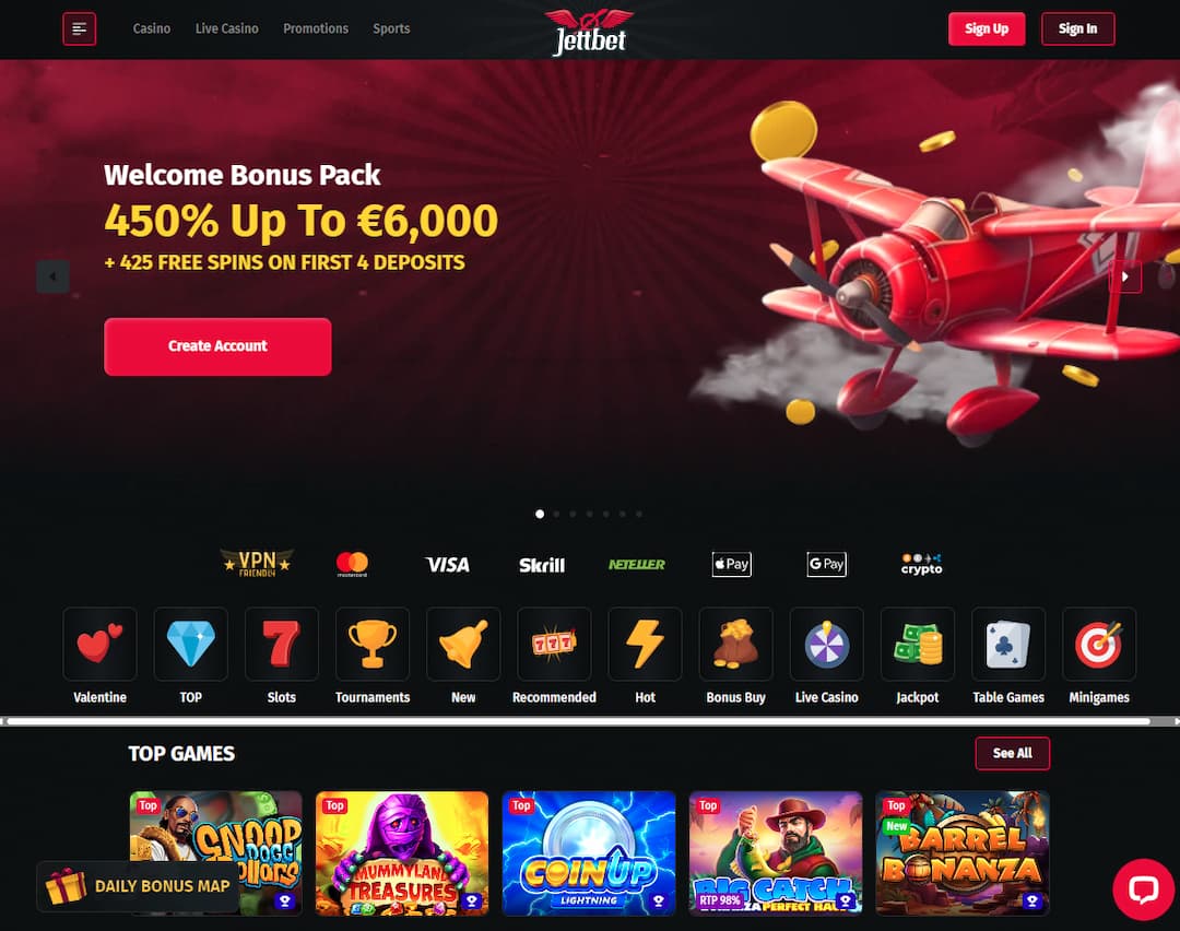 Jettbet Casino Review