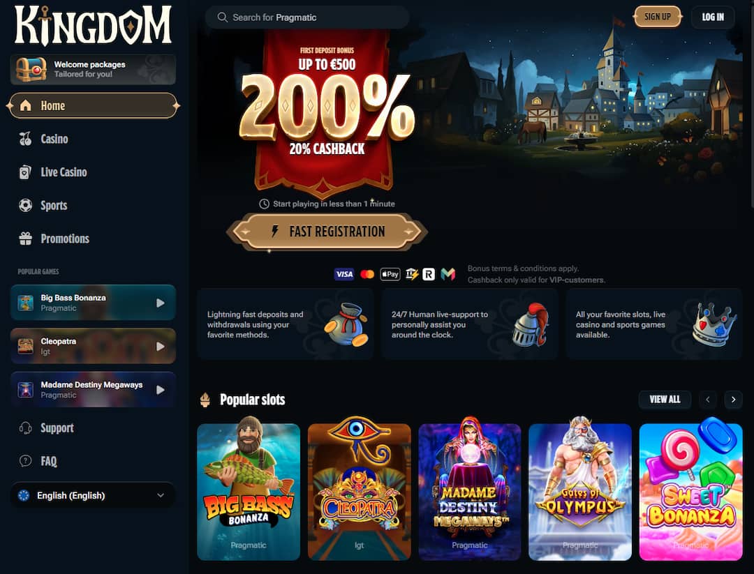 Kingdom Casino Review